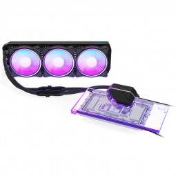 Alphacool Eiswolf 2 GPU AIO 360 mm RTX 4090 Suprim mit Backplate