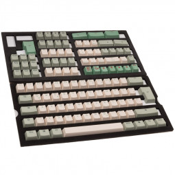 Ducky PBT Double-Shot Keycap Set Matcha - DE Layout