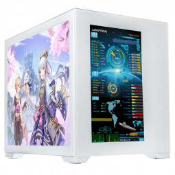 Lamptron CSM377 Dual-Display ATX-Gehäuse