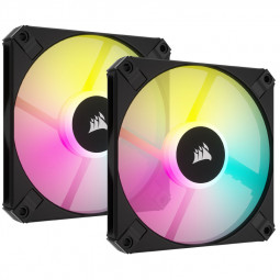 Corsair AF Slim Series RGB PWM Lüfter 2er Pack inkl. RGB-Controller - 120mm