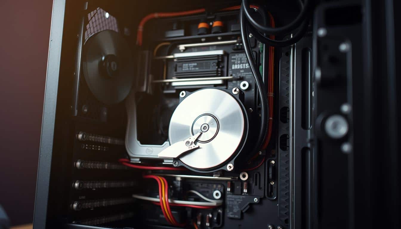 wo ist die festplatte im pc